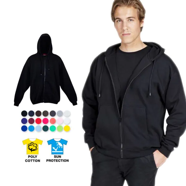 Hoodie with zip pockets discount