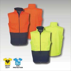 Blue Whale Hi Vis Soft Shell Vest Day Use Only 