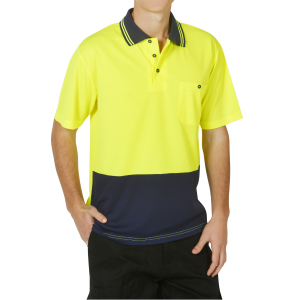 Blue Whale Hi Vis Light Weight Cooldry Polo S/S 