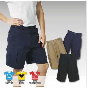 Blue Whale Heavy Drill Cargo Shorts 
