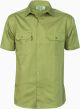 DNC Cotton Drill Work Shirt Short Sleeve 