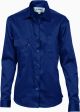 DNC Ladies Cotton Drill Work Shirt Long Sleeve 