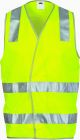 DNC Day & Night Safety Vest with Hoop & Shoulder Generic R/Tape