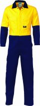 DNC Hi Vis Cool-Breeze 2 Tone Light Weight Cotton Coverall