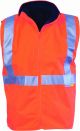 DNC Hi Vis Reversible Vest with 3M Reflective Tape