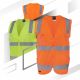 JB's Wear Hi Vis Day & Night Zip Safety Vest 