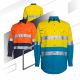 JB's Wear Hi Vis Day & Night Long Sleeve Work Shirt 