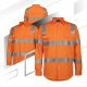 JB's Wear Hi Vis Day & Night Long Sleeve Aust Rail Work Shirt 