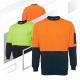 JB's Wear Hi Vis Crew Neck Fleece Jumper 