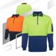 JB's Wear Hi Vis 1/2 Zip Fleecy Sweat 