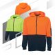 JB's Wear Hi Vis Full Zip Fleecy Hoodie 