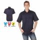 Blue Whale Cotton Drill Work Shirt Short Sleeve 