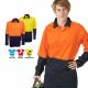 Blue Whale 155g Hi Vis Long Sleeve Drill Shirts 