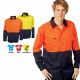 Blue Whale 190g Hi Vis Long Sleeve Drill Shirts 