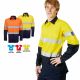 Blue Whale 155g Hi Vis Long Sleeve Day Night Drill Shirts 