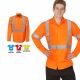 Blue Whale 155g Hi Vis Long Sleeve Day Night Twill Shirts 