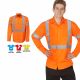 Blue Whale 155g Hi Vis Long Sleeve Day Night Twill Shirts 