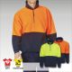 Blue Whale Hi Vis Half Zipped Polar Fleece Jumper 