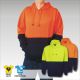 Blue Whale Hi Vis Fleecy Hoodie with Kangaroo Pocket 