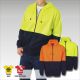 Blue Whale Hi Vis Fleecy Hoodie Full Zip Pocket 