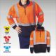 Blue Whale Hi Vis Half Zip D/N Fleecy Jumper 