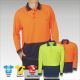 Blue Whale Hi Vis Light Weight Cooldry Polo L/S 