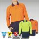 Blue Whale Hi Vis Cooldry Raglan Sleeve Polo L/S 