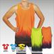 Blue Whale Triangular Design Sublimation Hi Vis Singlet 