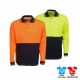 Blue Whale Cotton Back True Dry Hi Vis Polo L/S 