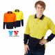 Blue Whale 100% Cotton Hi Vis Polo L/S 