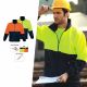 Bocini Hi-Vis Polyester Fleece with Full Zip 