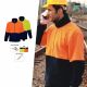 Bocini Hi-Vis Polar Fleece Jacket Full Zip 