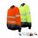 Bocini Unisex Adults Hi-Vis L/S Sublimated Reflective Polo 
