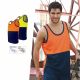 Bocini Hi-Vis Polyface/Cotton Back Singlet 