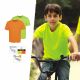 Bocini Hi-Vis Kids Breezeway Micromesh Round Neck Tee 