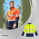 Unisex Hi Vis Soft Shell Jacket 